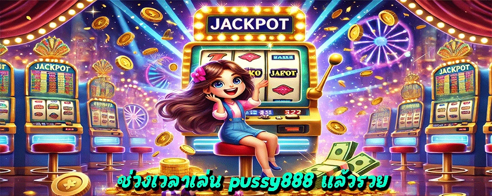 ช่วงเวลาเล่น pussy888 แล้วรวย